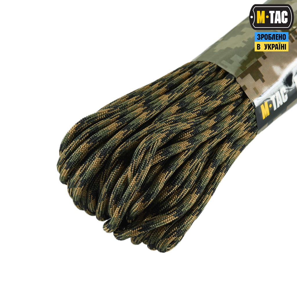 M-Tac паракорд 550 mil-spec 30m Woodland Marpat