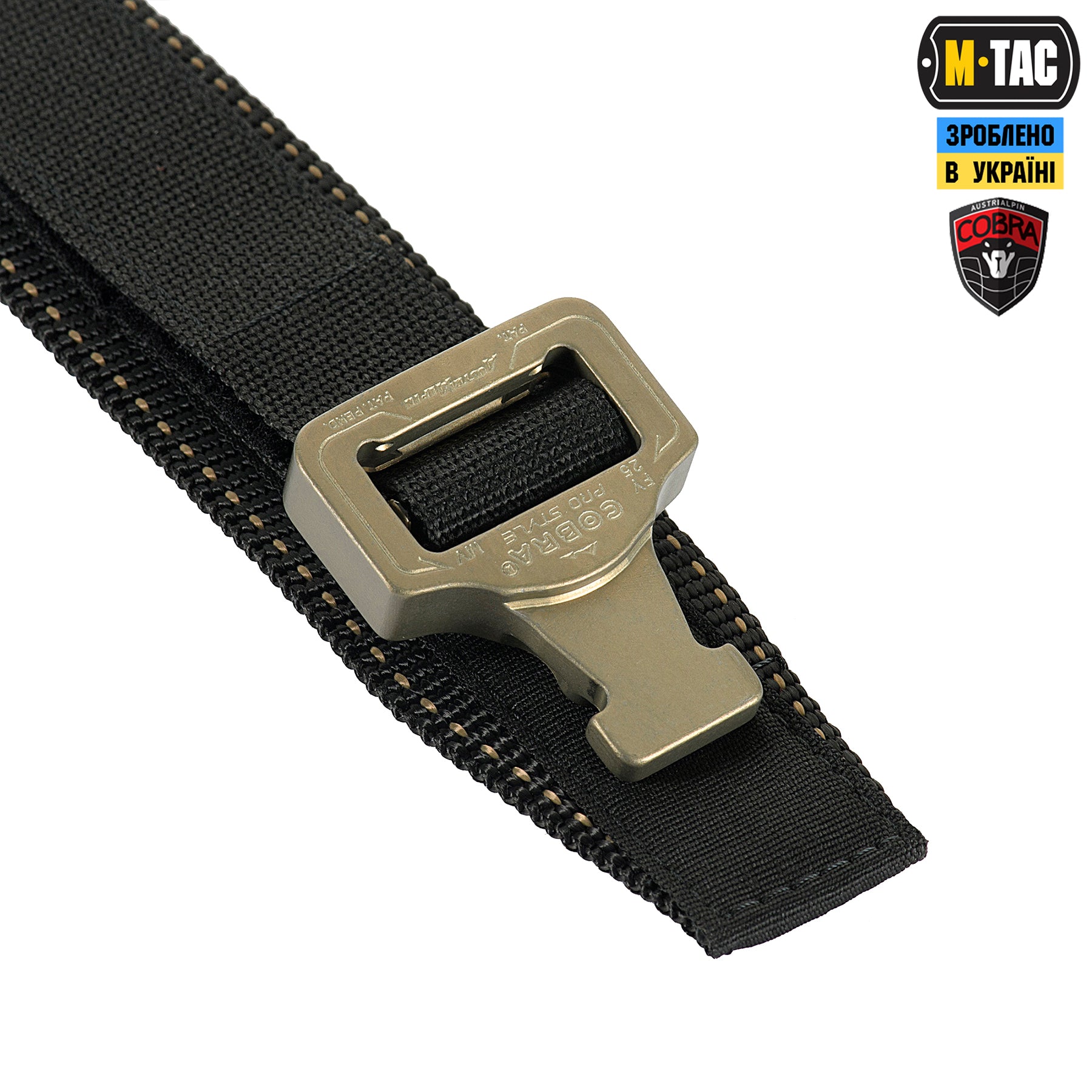 M-Tac ремінь Cobra Buckle Belt Black