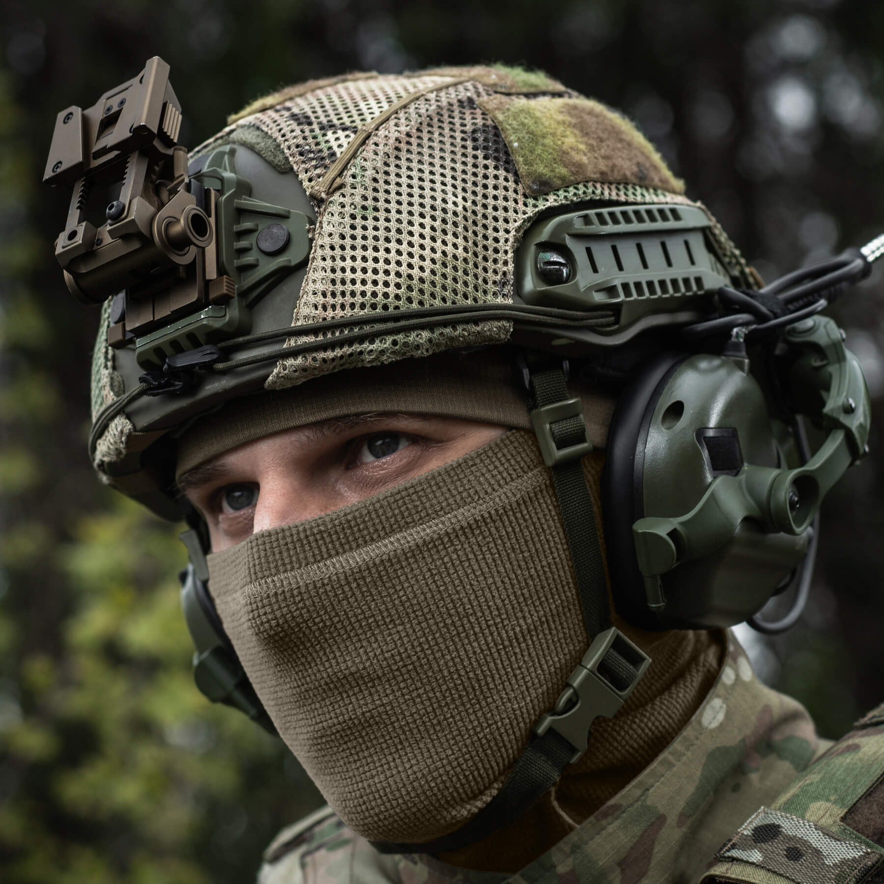 M-Tac шапка-підшоломник мікрофліс ріп-стоп Tan