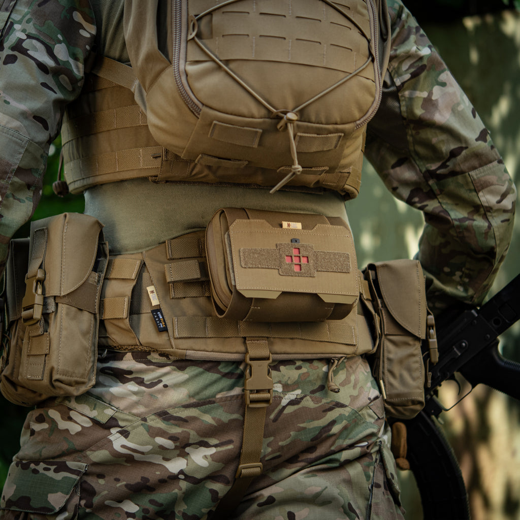M-Tac підсумок медичний горизонтальний Large Elite Coyote