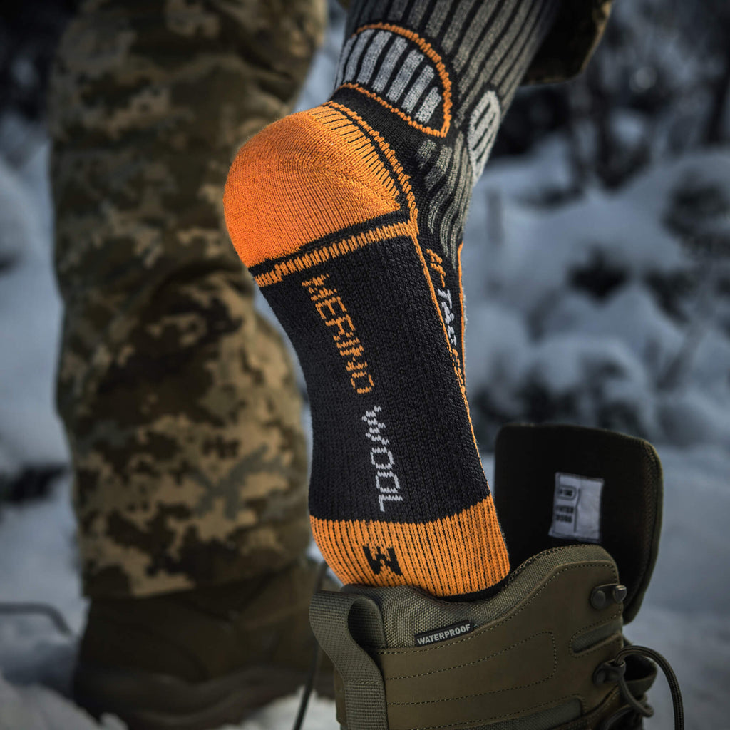 M-Tac шкарпетки Polar Merino 40% Long Black