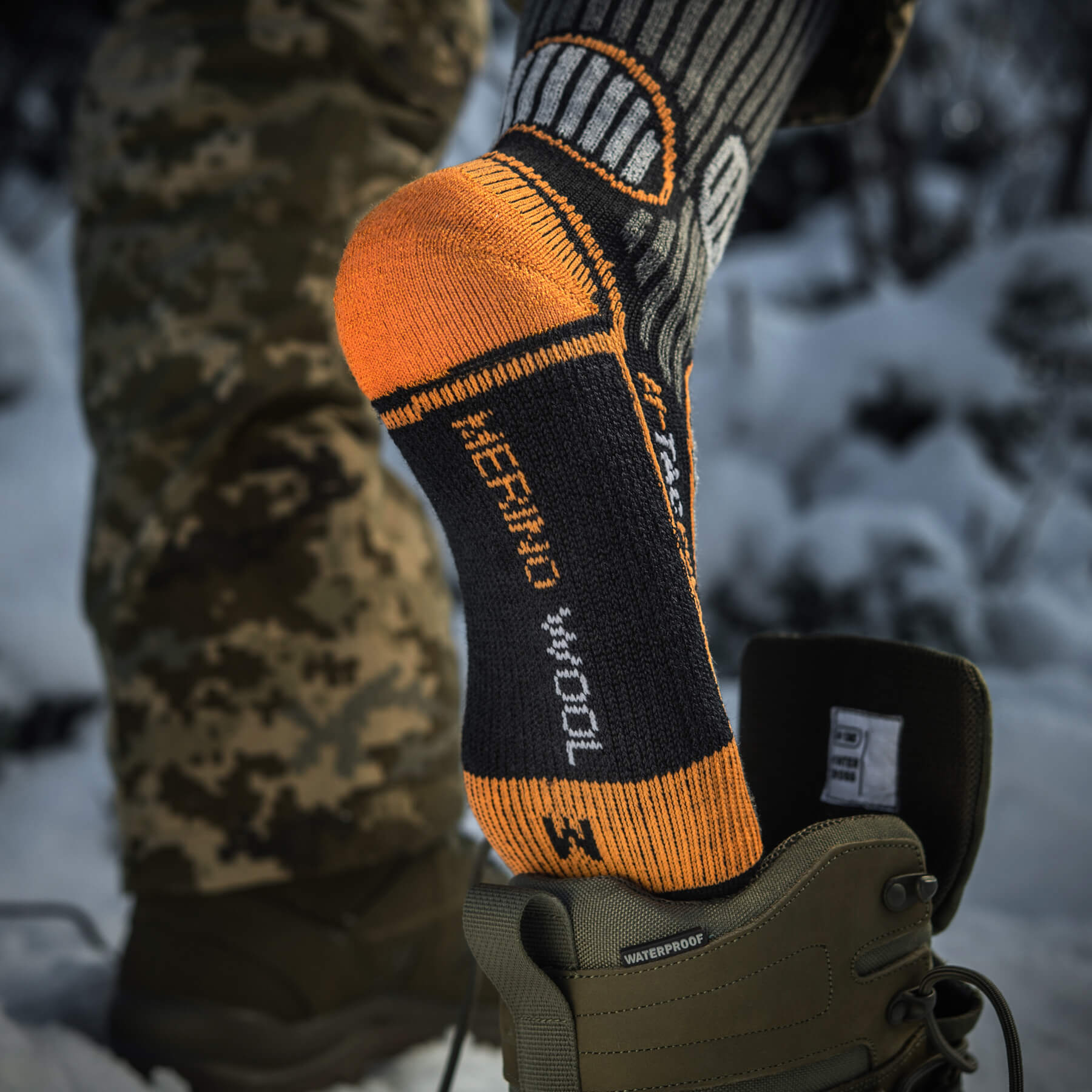 M-Tac шкарпетки Polar Merino 40% Long Black