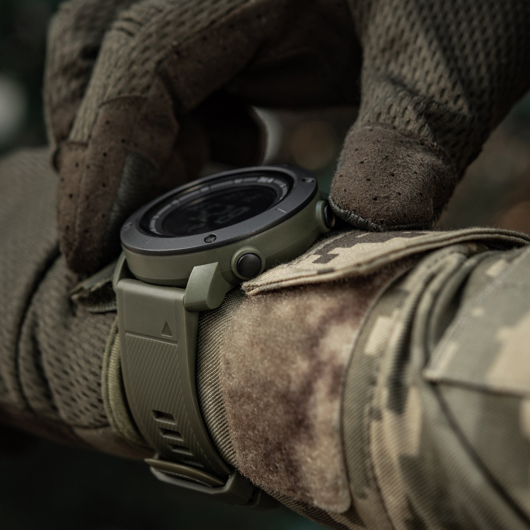 M-Tac годинник тактичний з компасом 2095 Army Green