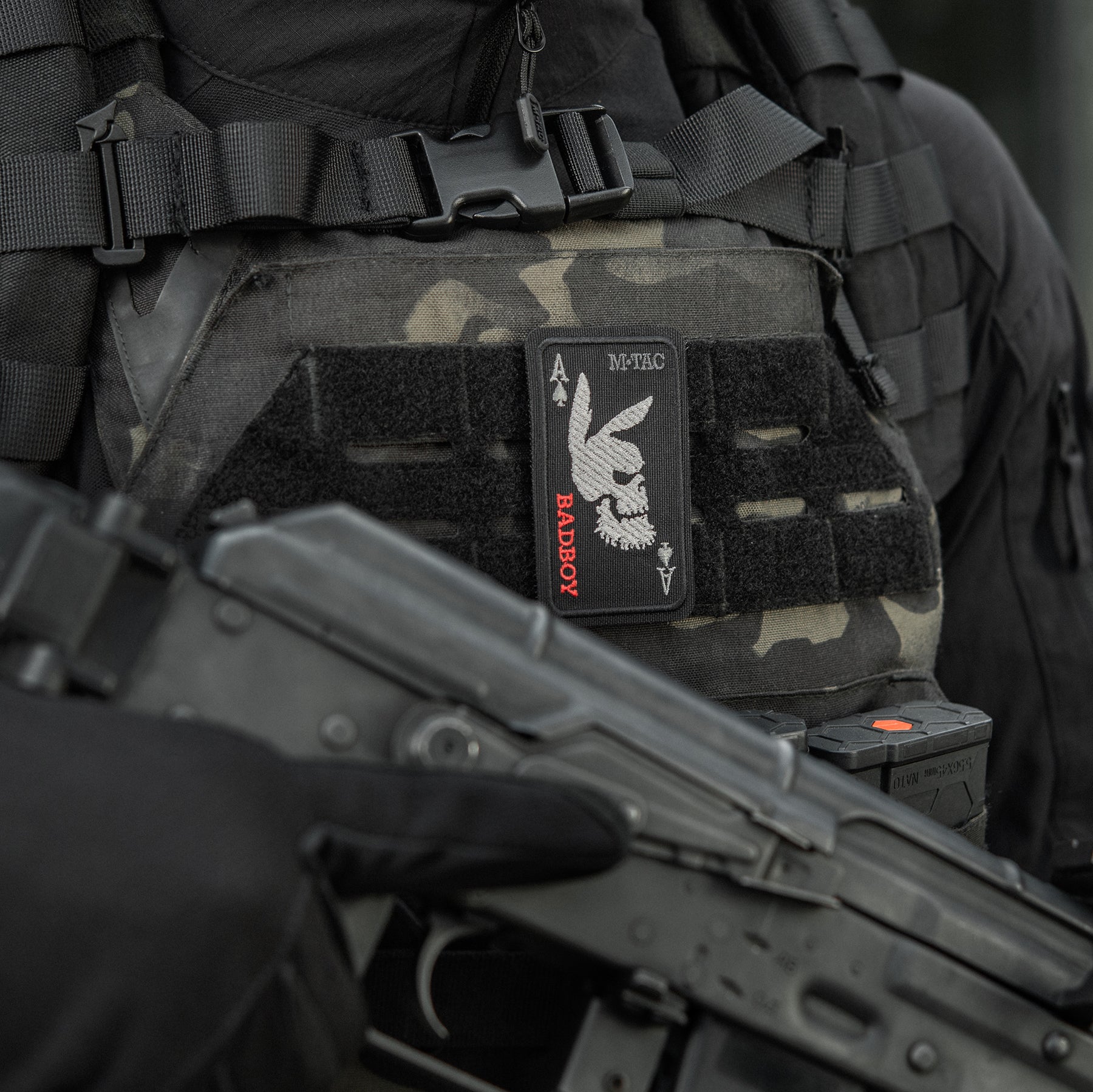 M-Tac нашивка Bad Boy (вишивка) Black