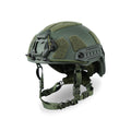Кевларовий балістичний шолом FAST GEN III Kevlar Olive з кріпленням NVG та рейками