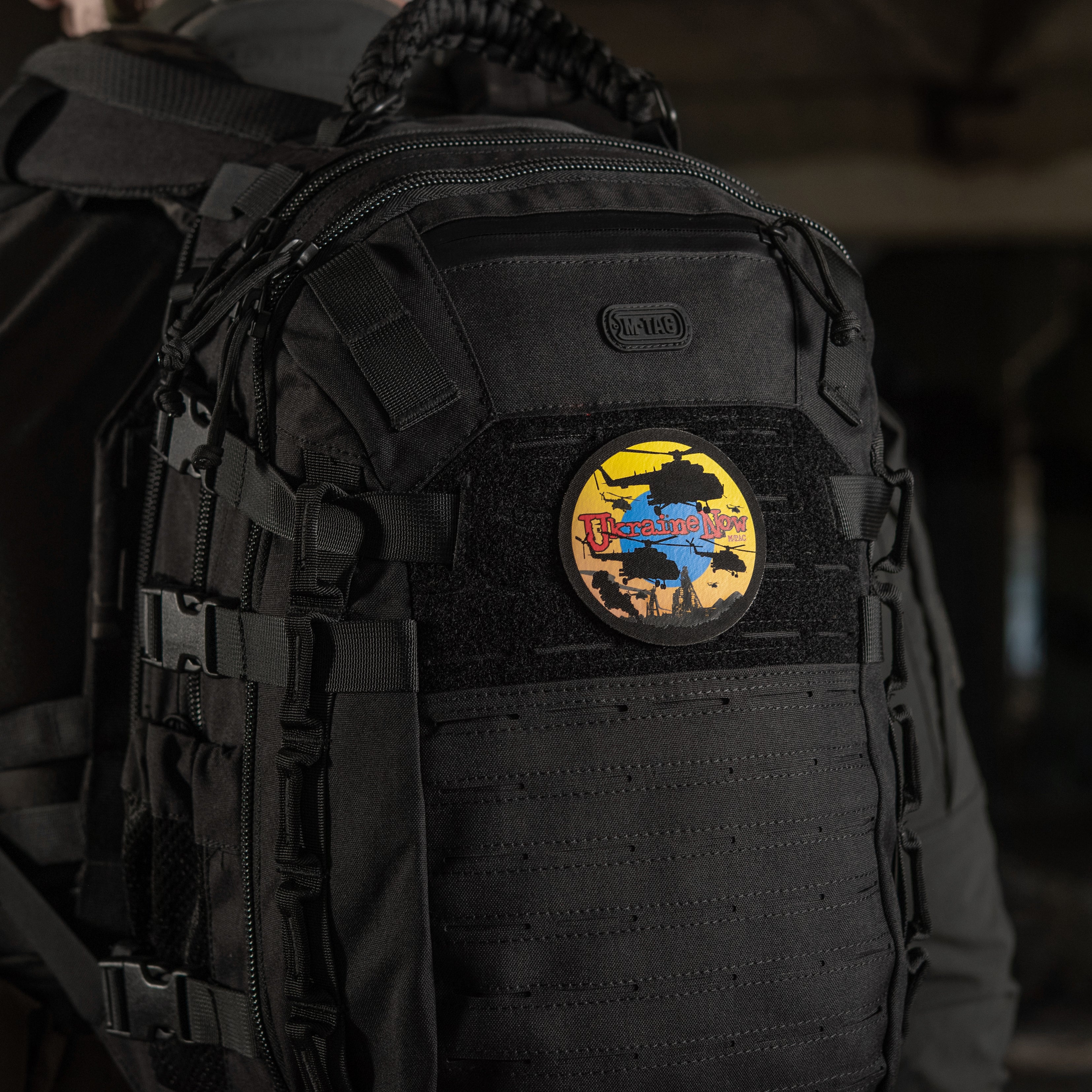 M-Tac нашивка Ukraine Now Black
