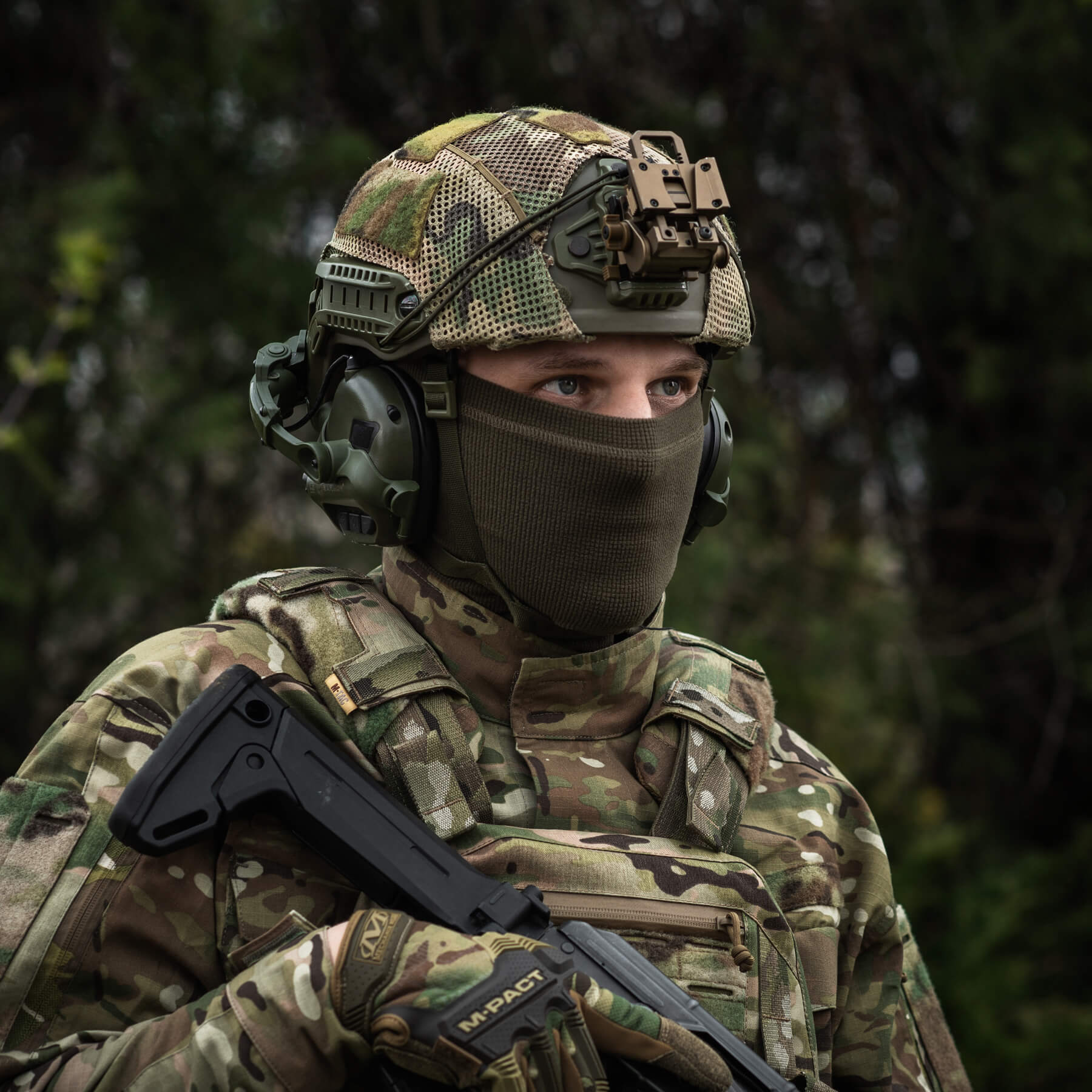 M-Tac шарф-труба мікрофліс ріп-стоп Dark Olive