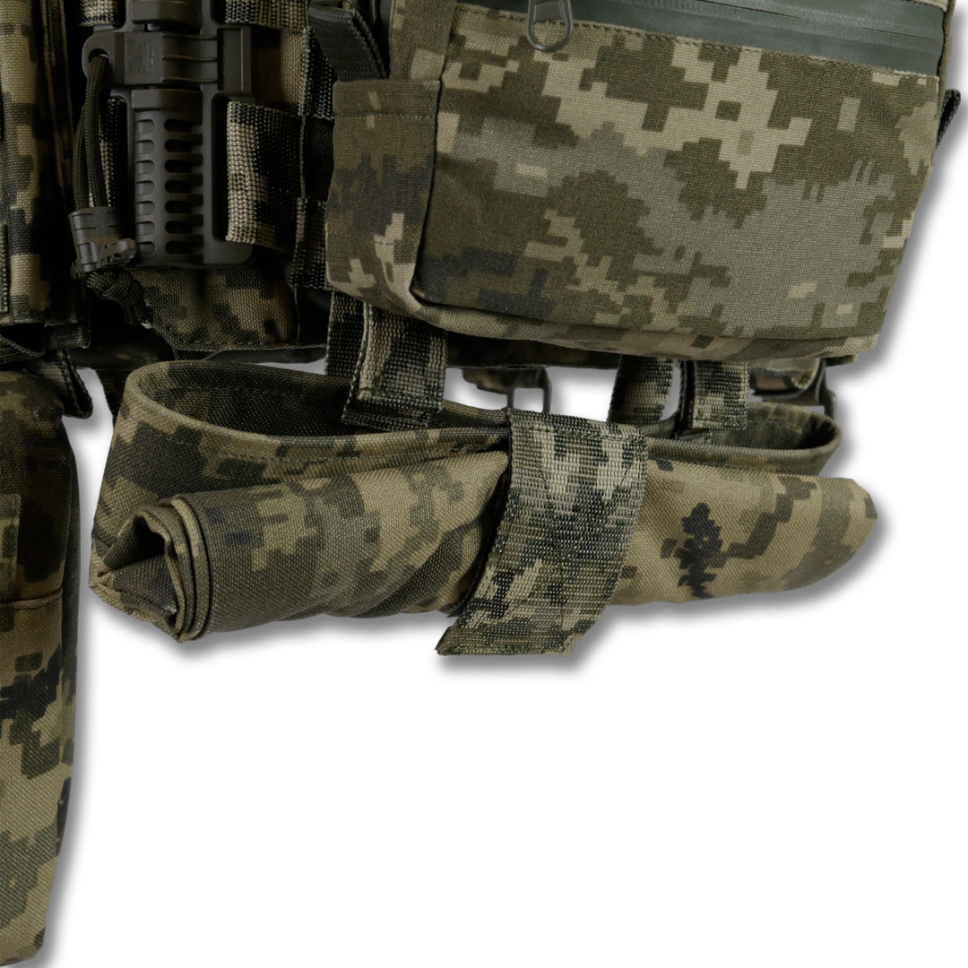 Комплект плитоноска Kiborg GU Gen.2 + 6 підсумків Піксель