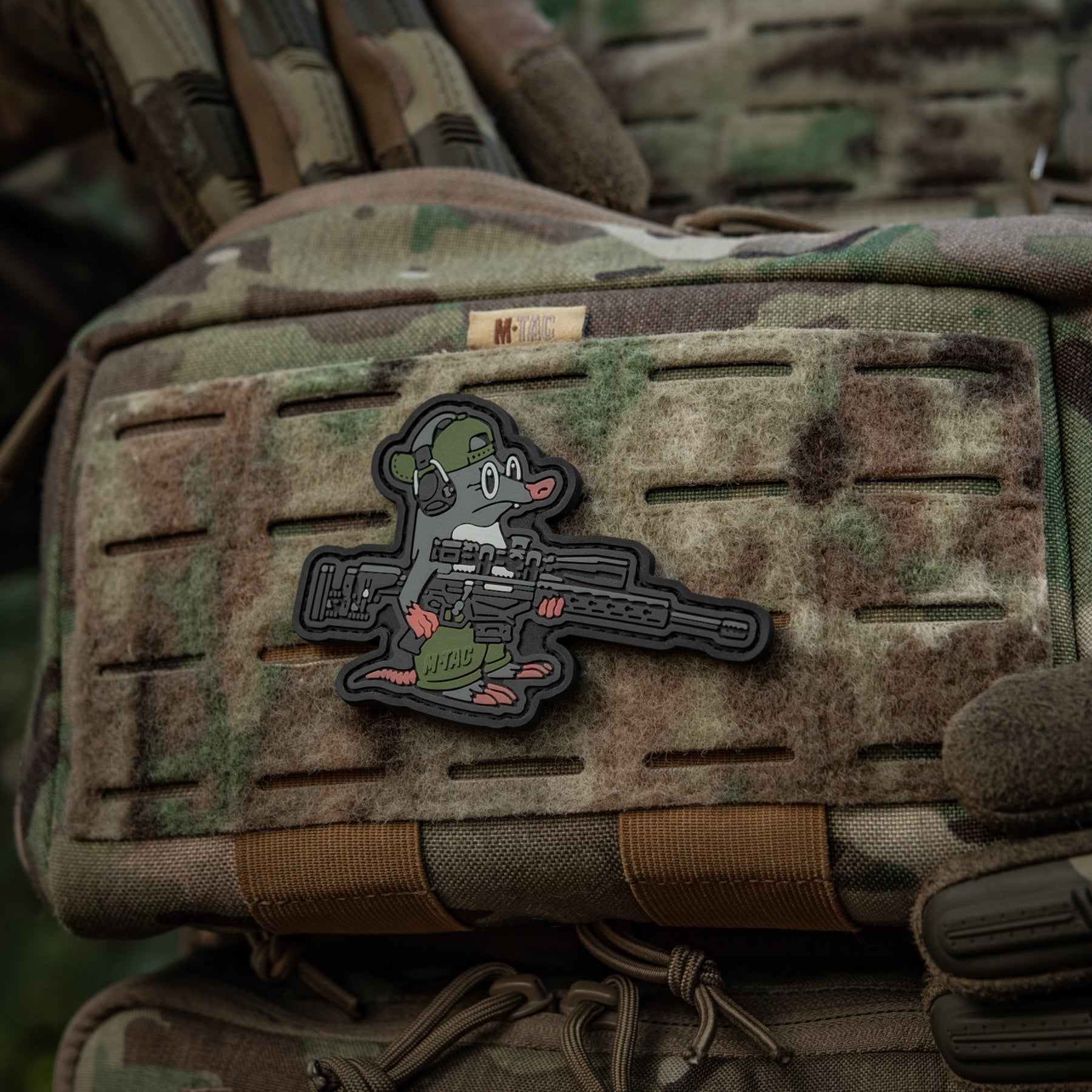 M-Tac нашивка Кріт (PVC)
