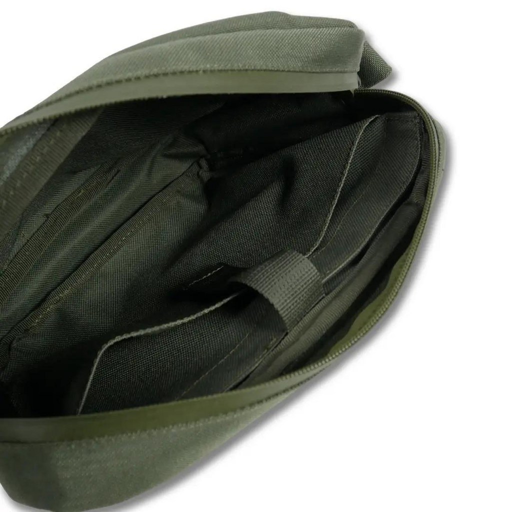 Сумка-напашник M Kiborg з балістичним пакетом 2 клас захисту PE Militex GU Сordura Khaki