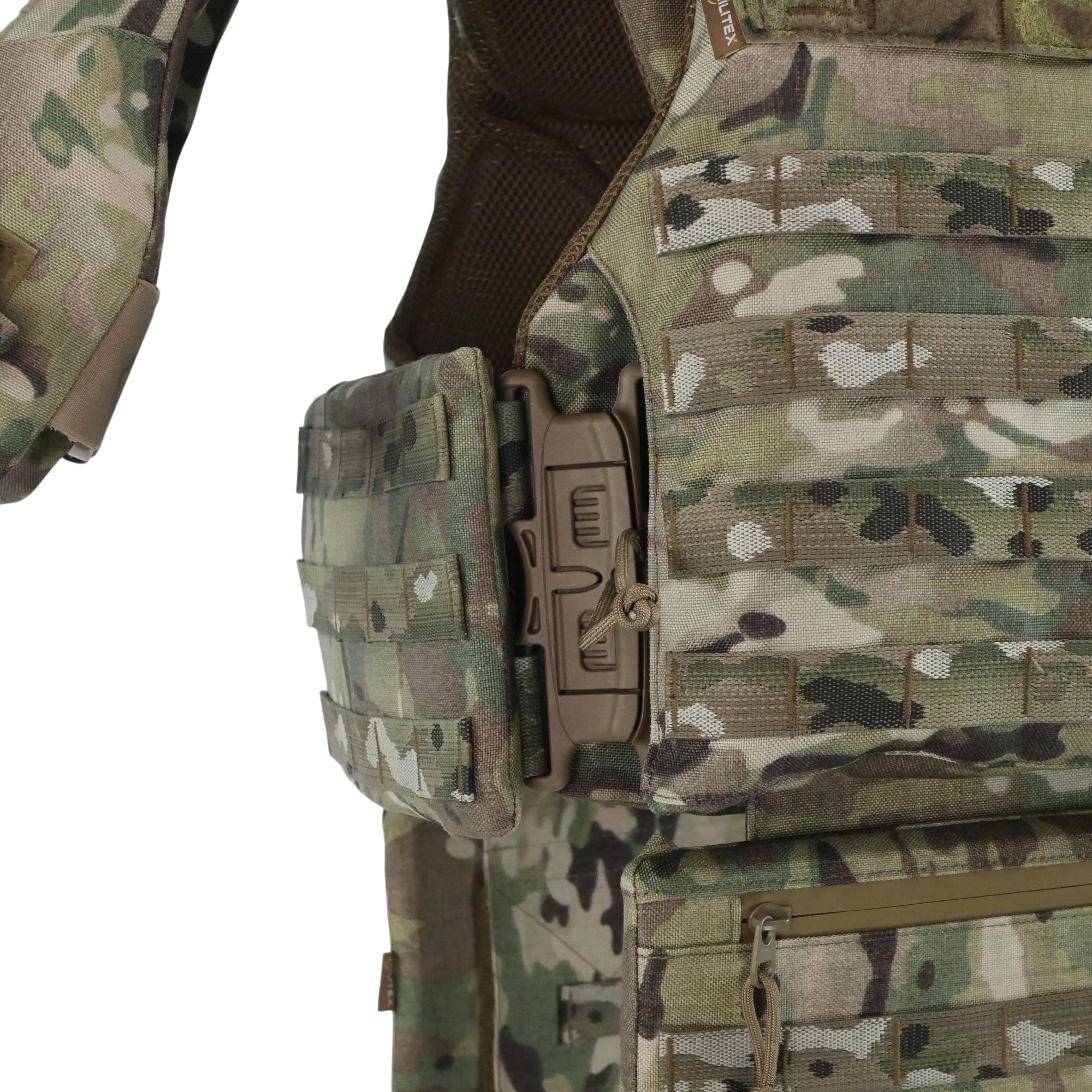 Бронежилет Militex Modular X-1 з балістичним пакетом (2 клас) | Multicam | Cordura USA | Розмір L