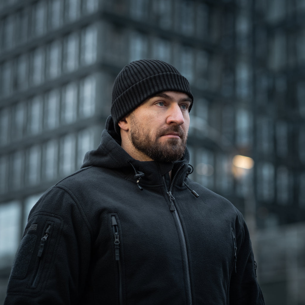 M-Tac шапка вязана 100% акрил Black