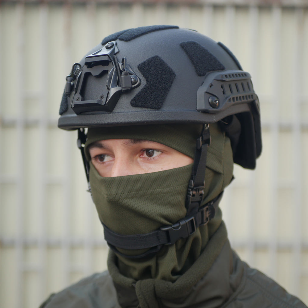 Балістичний шолом Чорний (M,L) FAST PE GEN III AGGRESSIVE