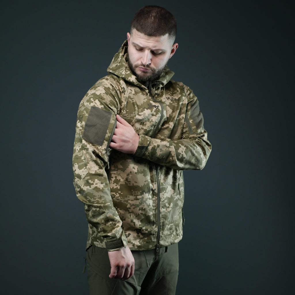 Тактична куртка Twill GEN I | Піксель | Літня військова куртка без підкладки