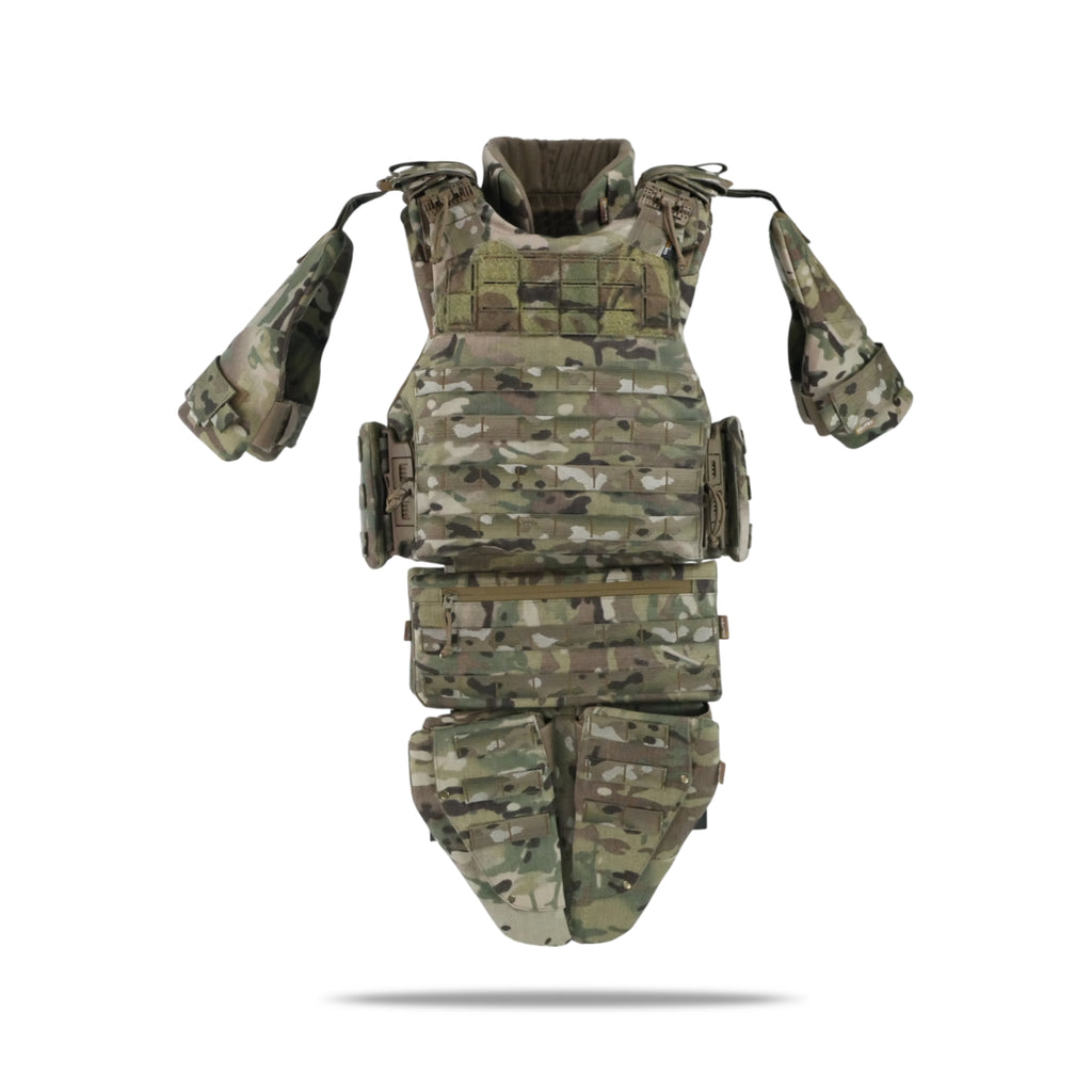 Бронежилет Militex Modular X-1 з балістичним пакетом (2 клас) | Multicam | Cordura USA | Розмір XL