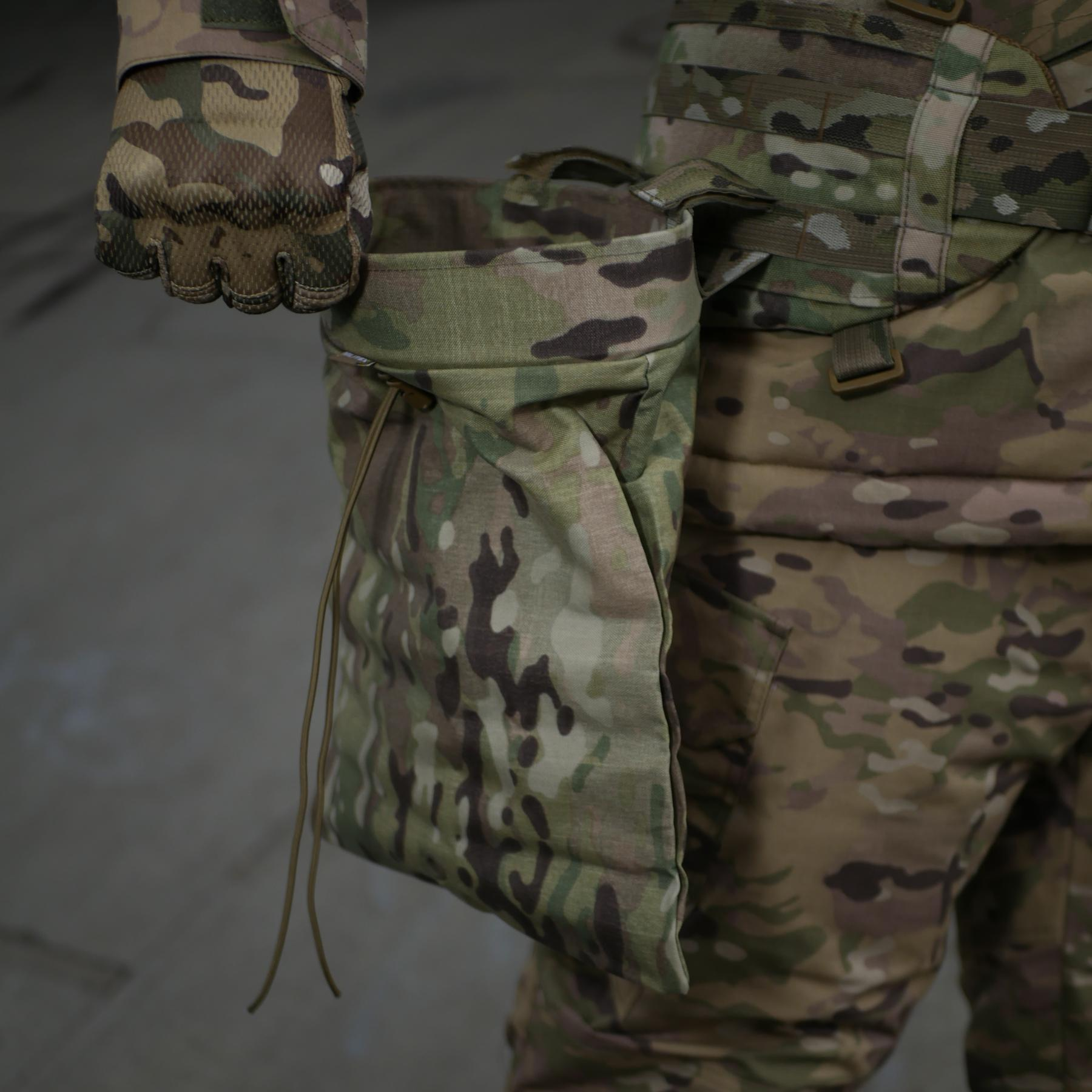 Рулонний підсумок під скидання магазинів (35х25) Militex Cordura original USA Мультикам