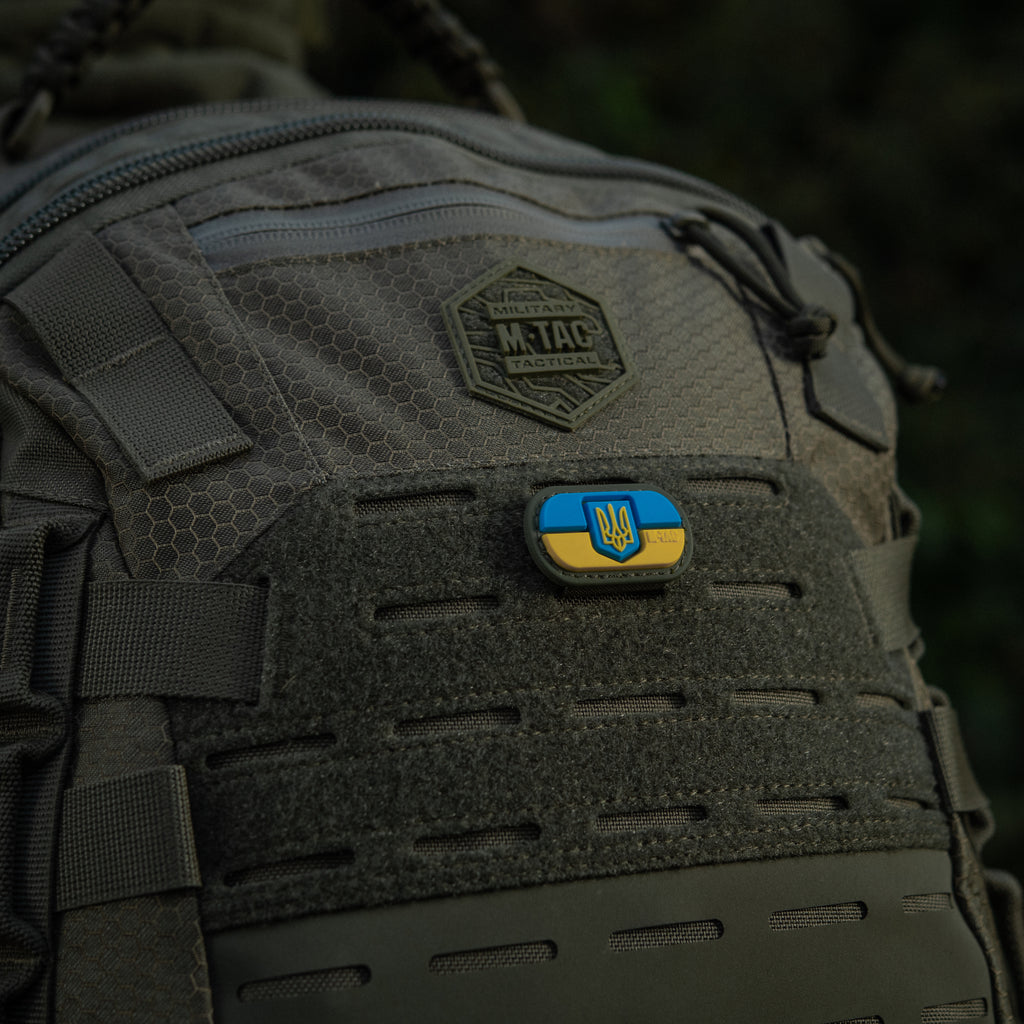 M-Tac MOLLE Patch Прапор України з гербом PVC Full Color/Ranger Green
