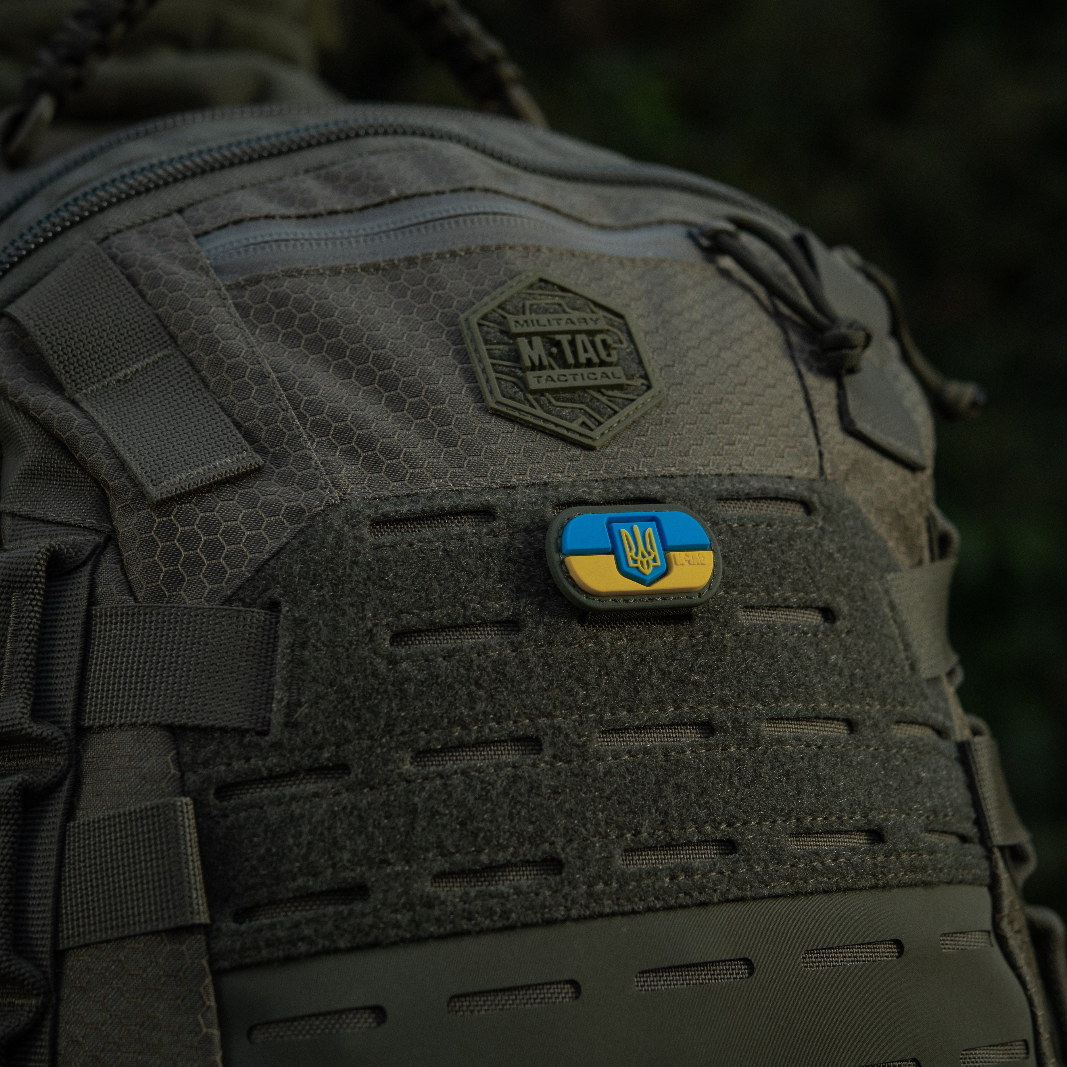 M-Tac MOLLE Patch Прапор України з гербом PVC Full Color/Ranger Green