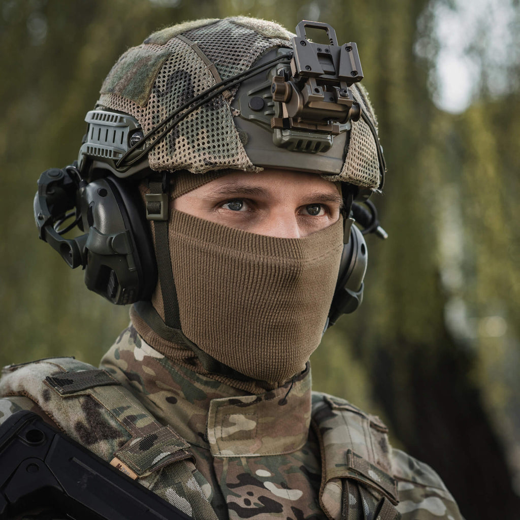 M-Tac балаклава-ніндзя Basic мікрофліс ріп-стоп Tan