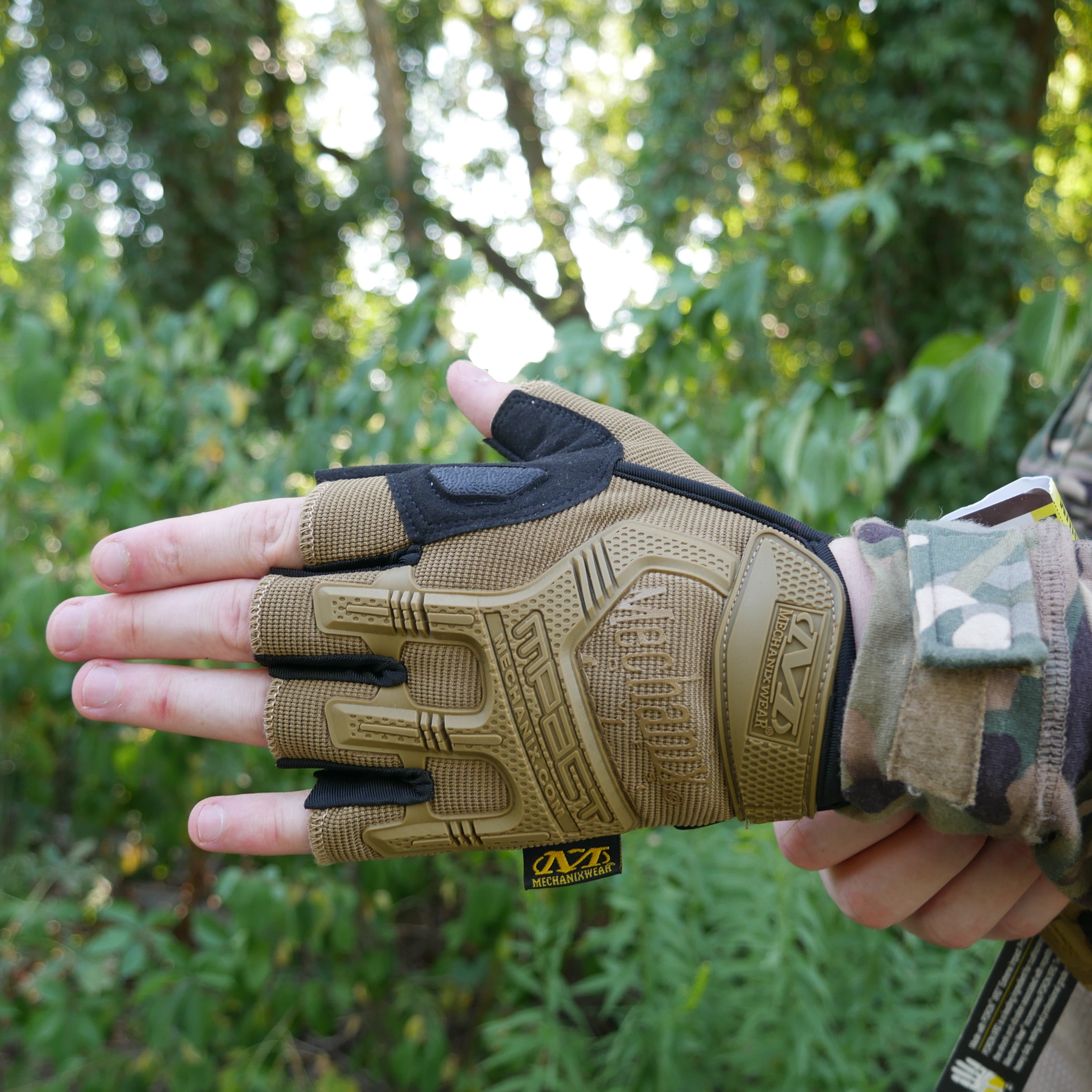 Безпалі рукавиці койот Mechanix MXK-2