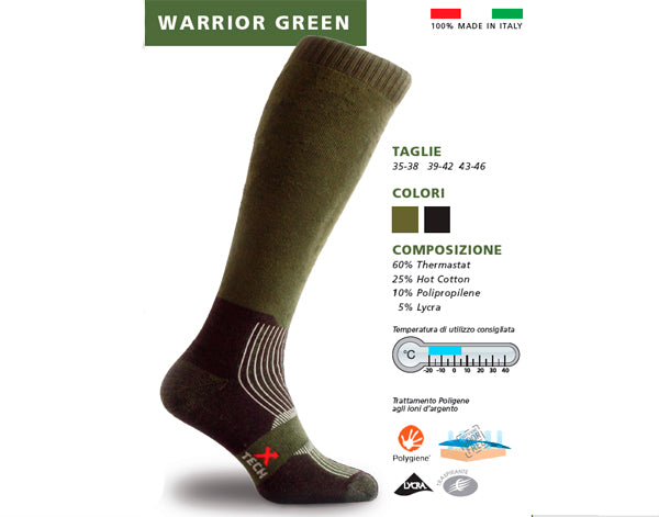 X Tech шкарпетки Warrior олива