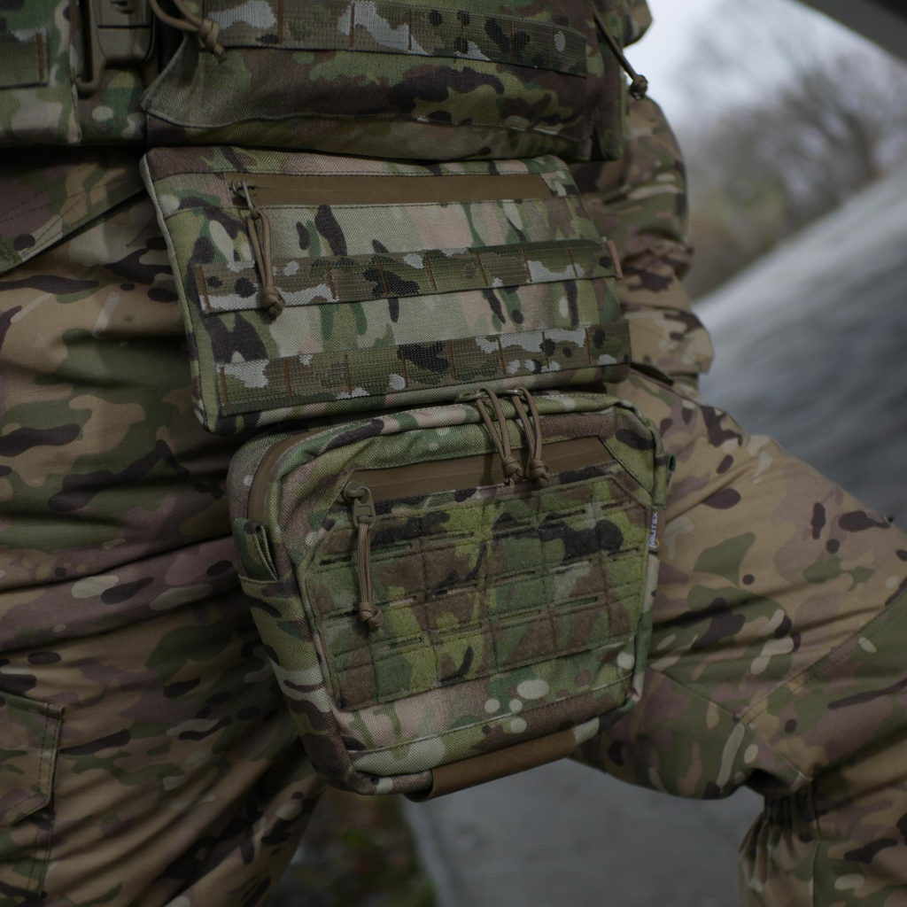 Сумка-напашник XL Militex Cordura original USA Мультикам з NIR-просоченням