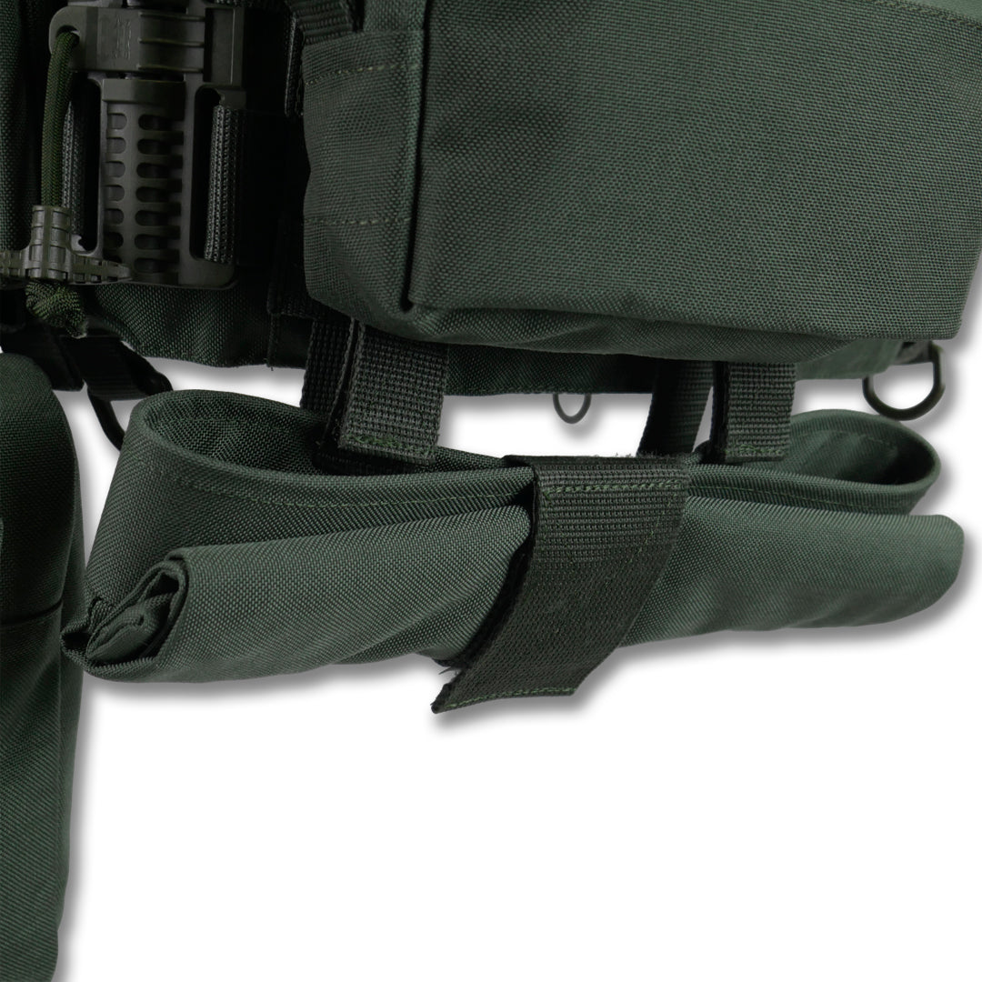 Комплект плитоноска Kiborg GU Gen.2 + 6 підсумків Хакі