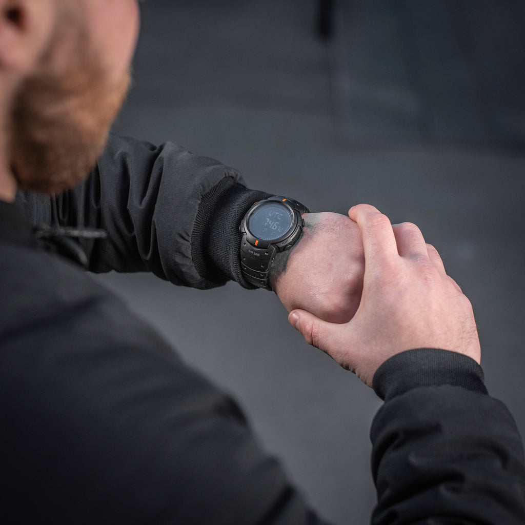 M-Tac годинник тактичний з компасом Black