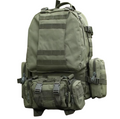 Військово-тактичний рюкзак Molle Assault 55 L+ 3 органайзери Олива