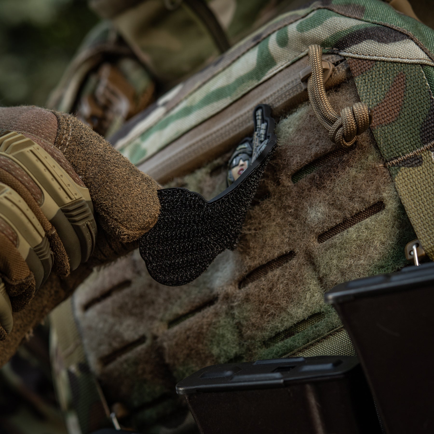 M-Tac нашивка Tactical girl №4 PVC tatoo Пантера