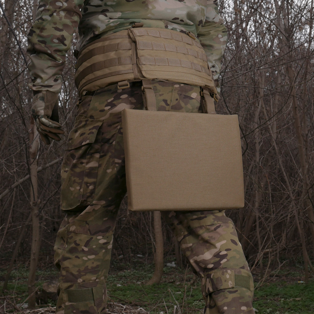 Каремат-сидушка Kiborg 20mm (посилена) Cordura Coyote під бронепакет