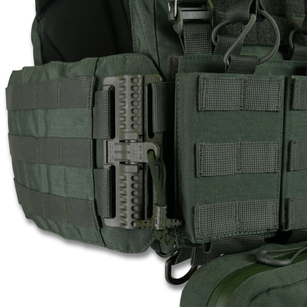 Комплект плитоноска Kiborg GU Gen.2 + 6 підсумків Хакі