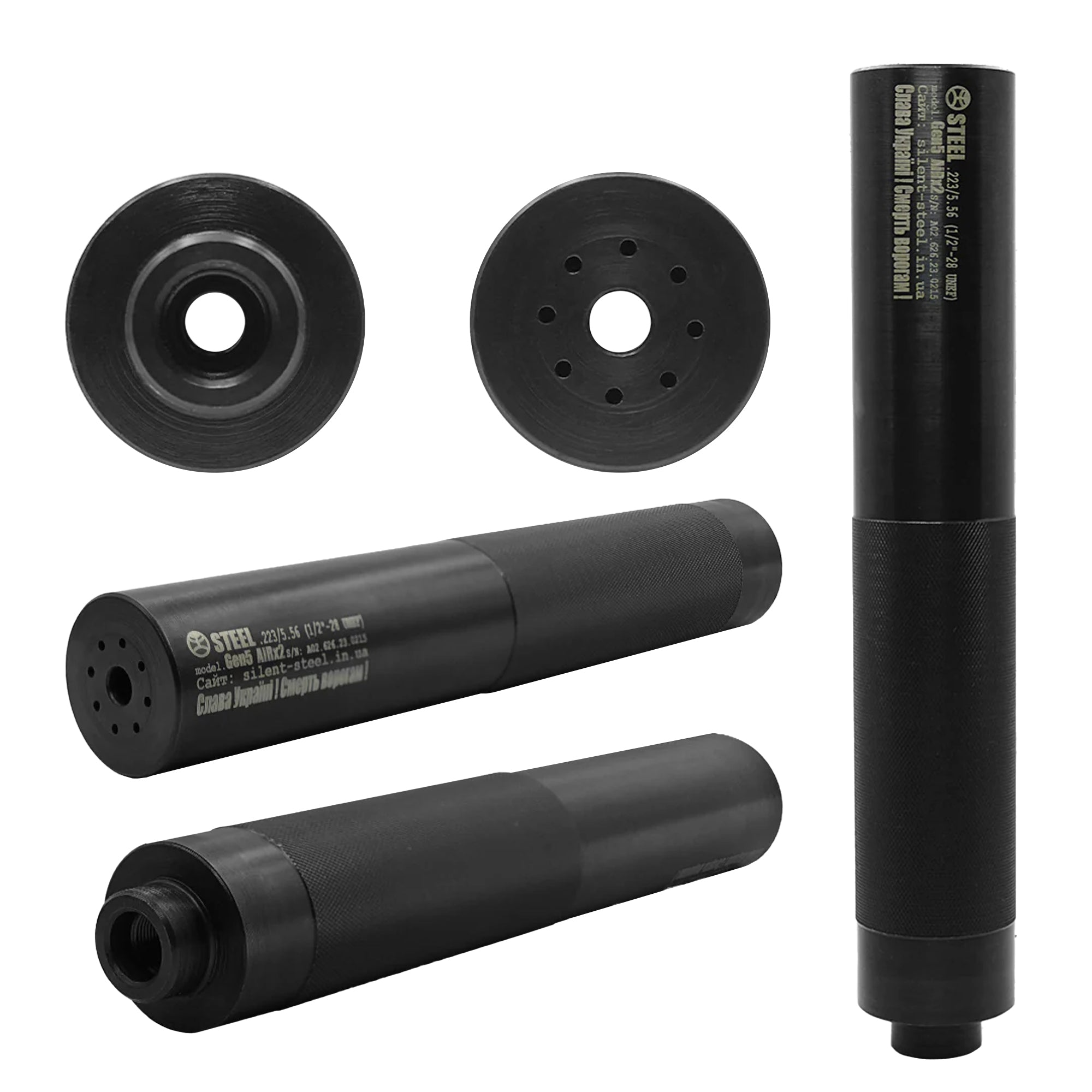 Steel Саундмодератор GEN 5 AiRx2 5.45 24x1.5 LONG для АКСУ