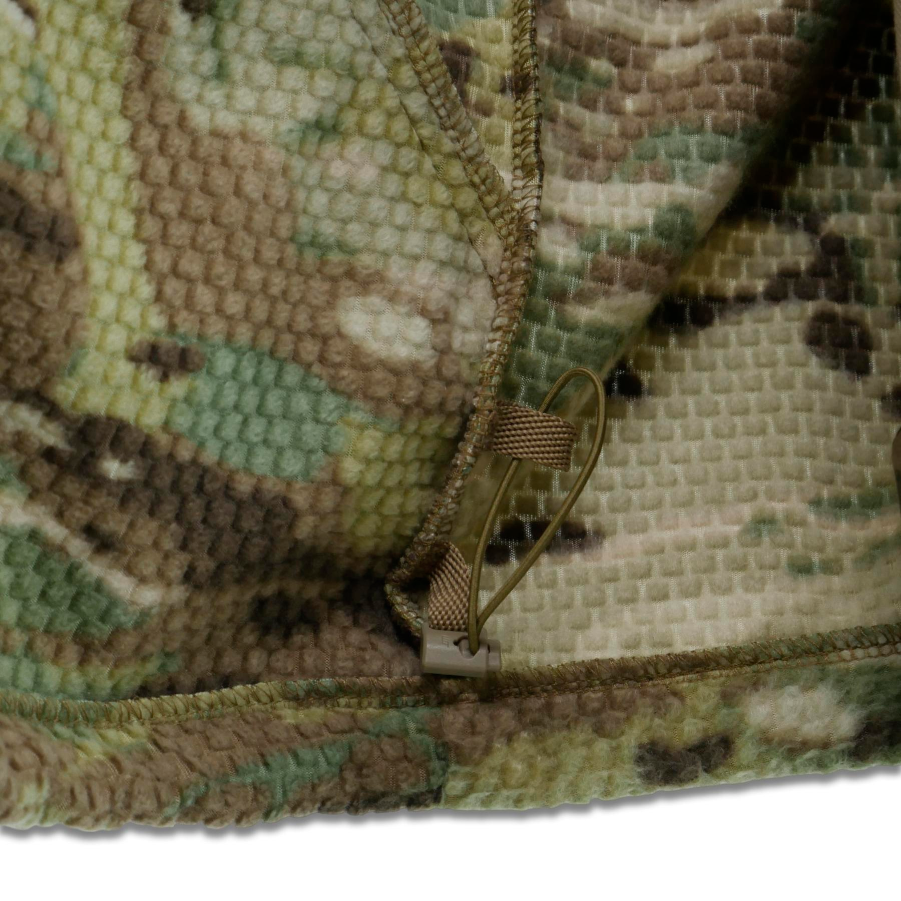 Тактична вітрозахисна флісова кофта Militex mod. 5 Мультикам