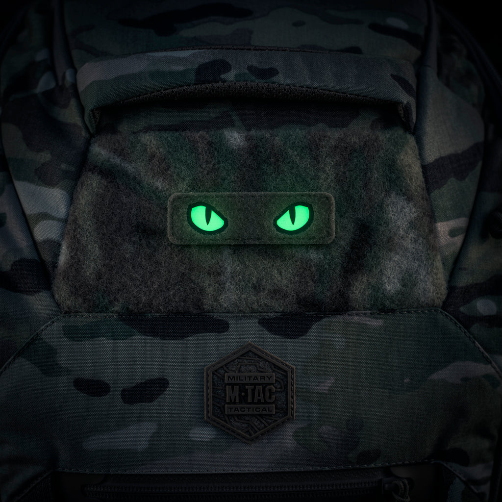 M-Tac нашивка Cat Eyes (Type 2) Laser Cut Coyote/GID