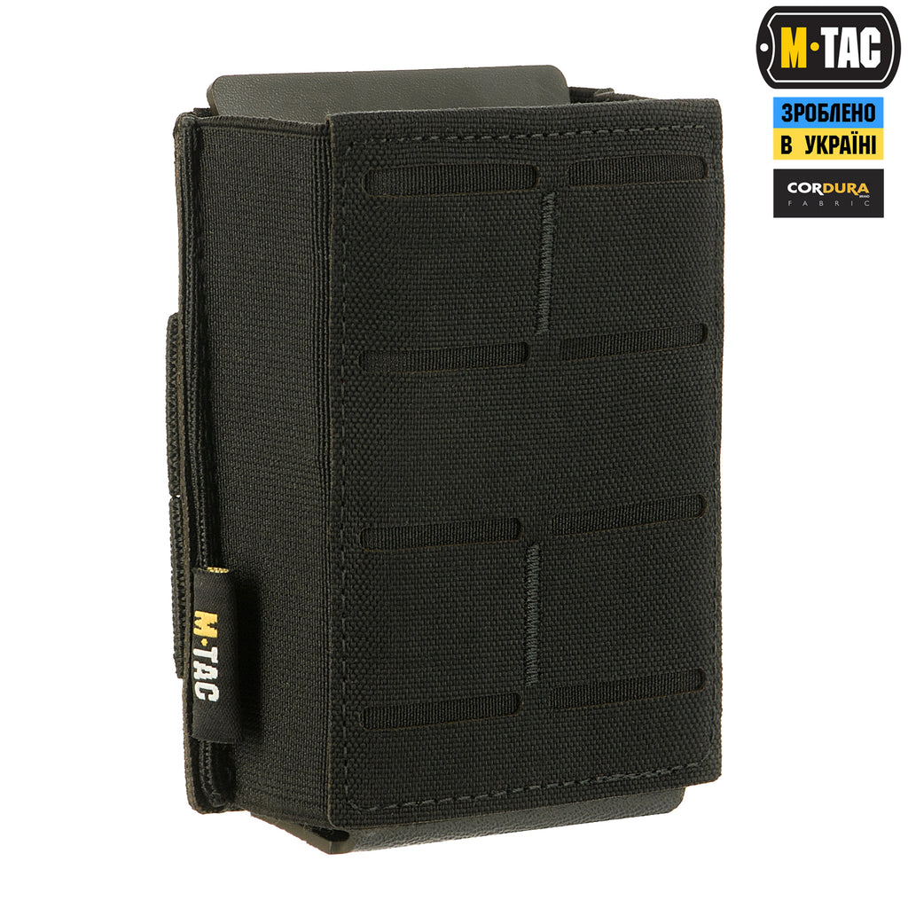 M-Tac підсумок для магазина на гумці (10 см) Laser Cut Black