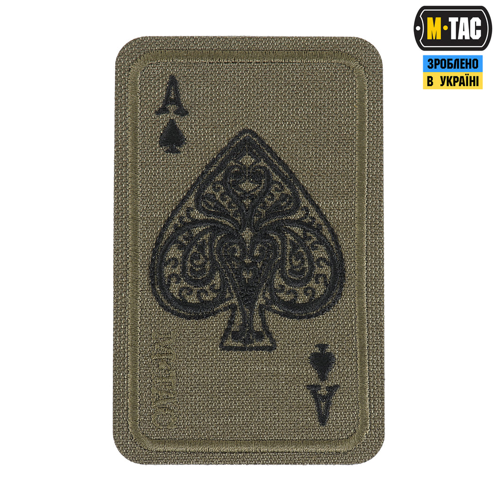 M-Tac нашивка Ace of Spades (вишивка) Ranger Green
