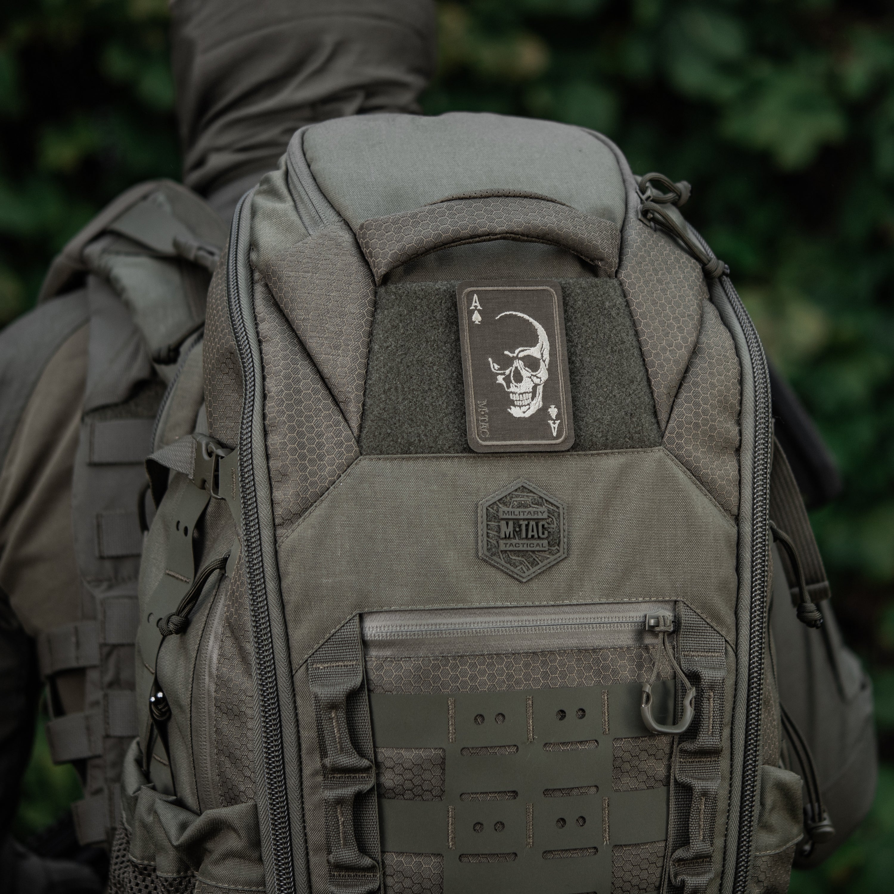 M-Tac нашивка Face of war (вишивка) Ranger Green