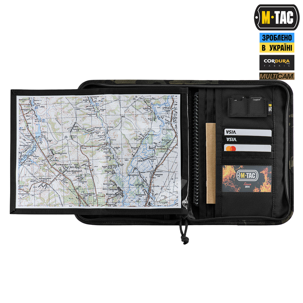 M-Tac планшет-органайзер А5 Elite Multicam Black