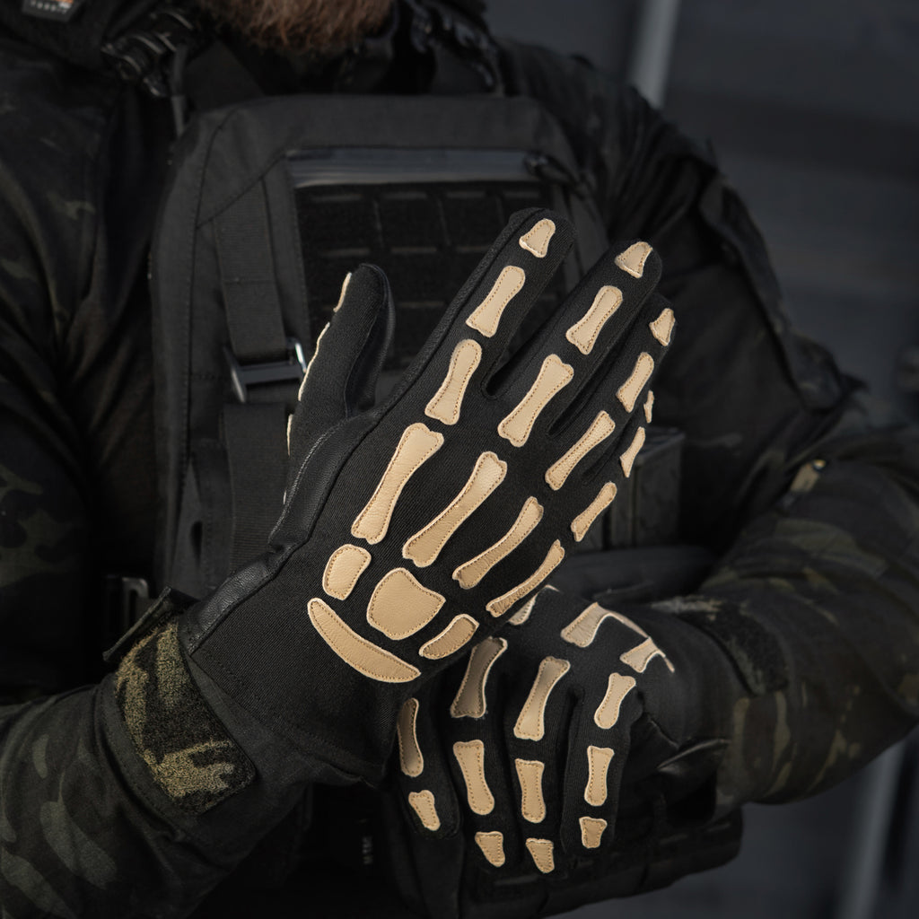 M-Tac рукавички Skeleton Black/Coyote