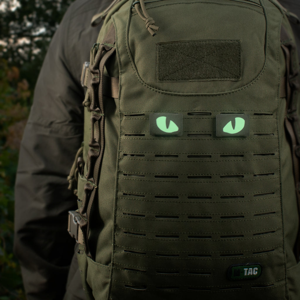 M-Tac нашивка Tiger Eyes Laser Cut (пара) Ranger Green