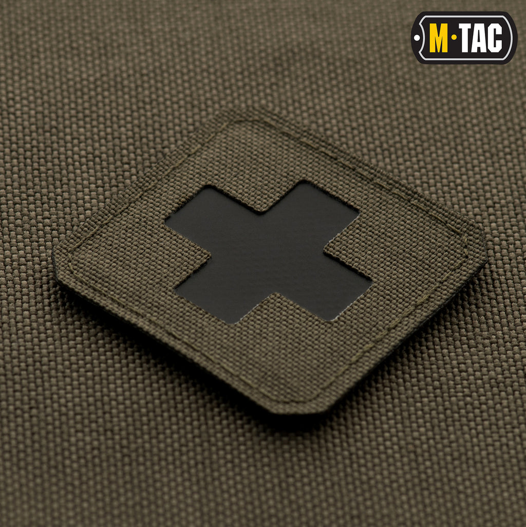 M-Tac нашивка Medic Cross Laser Cut Ranger Green/Black