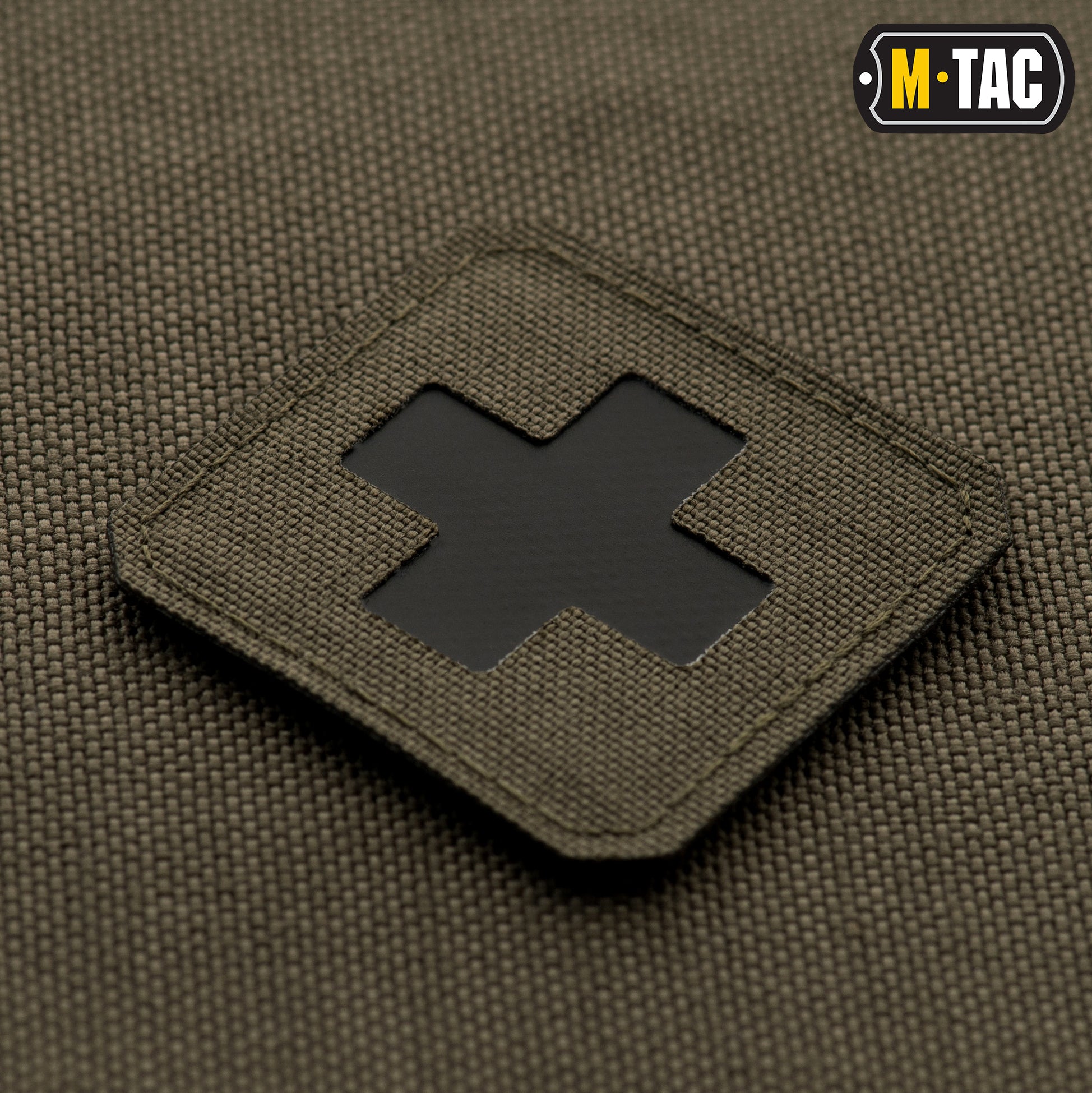 M-Tac нашивка Medic Cross Laser Cut Ranger Green/Black