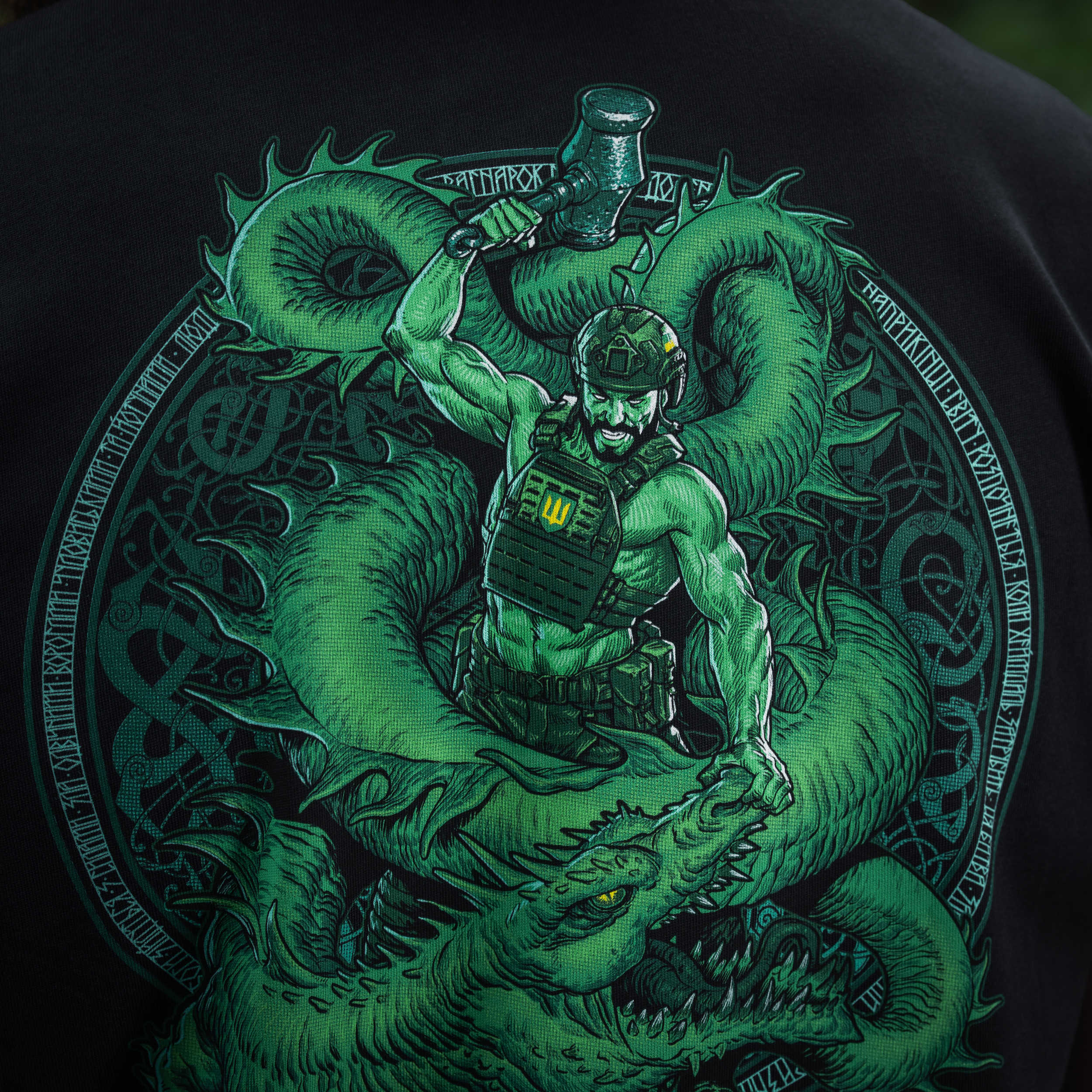 M-Tac футболка Ragnarok Night Vision Cotton Hard Black