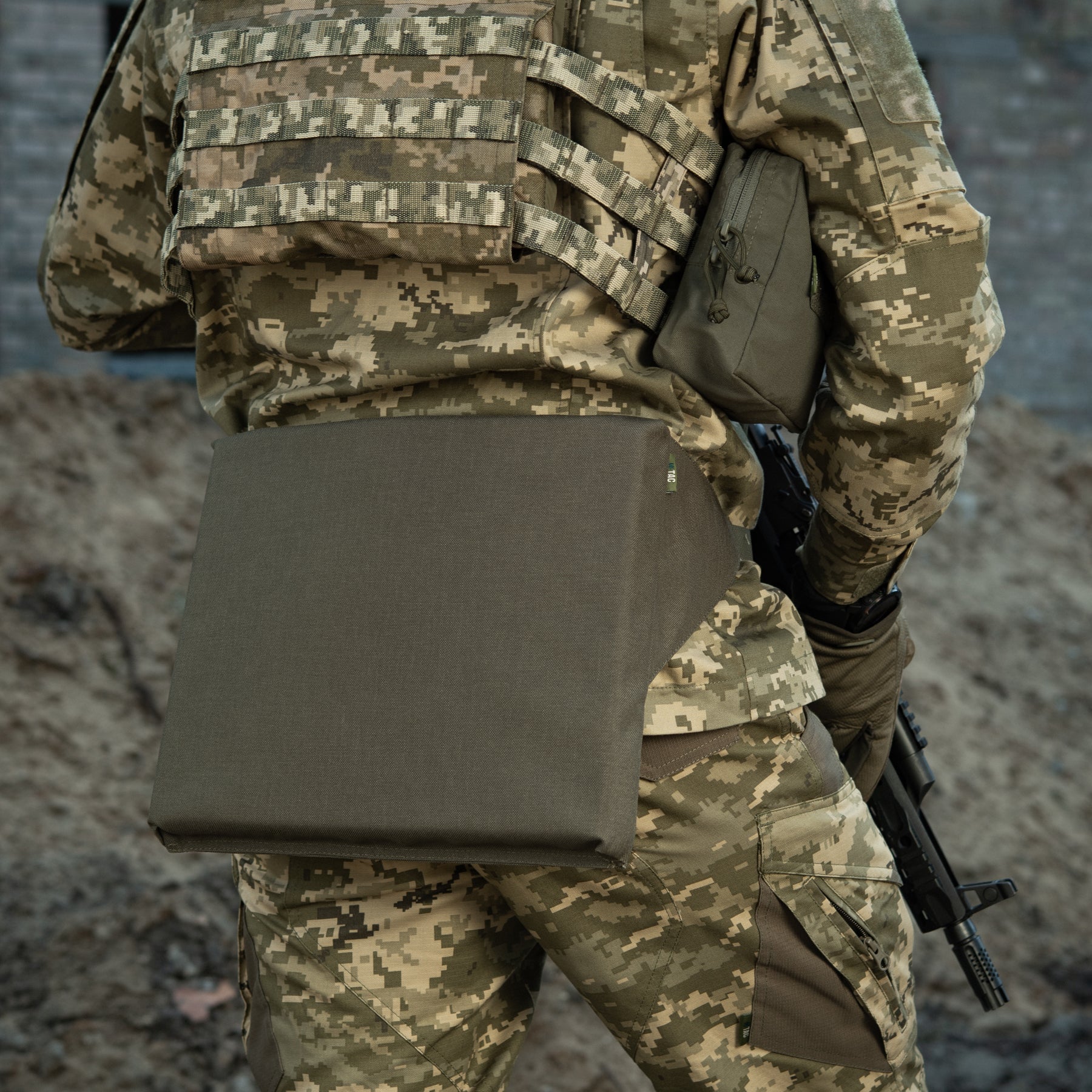 M-Tac килимок для сидіння з ременем Olive