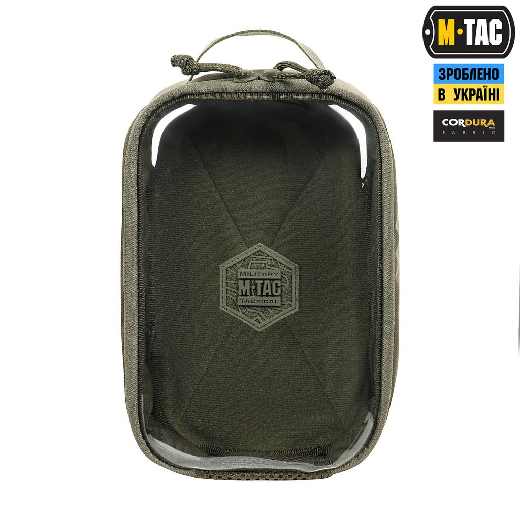 M-Tac органайзер утилітарний прозорий Elite Small Gen.II Ranger Green