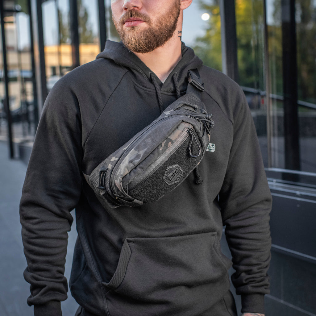 M-Tac сумка Waist Bag Elite Hex Multicam Black/Black