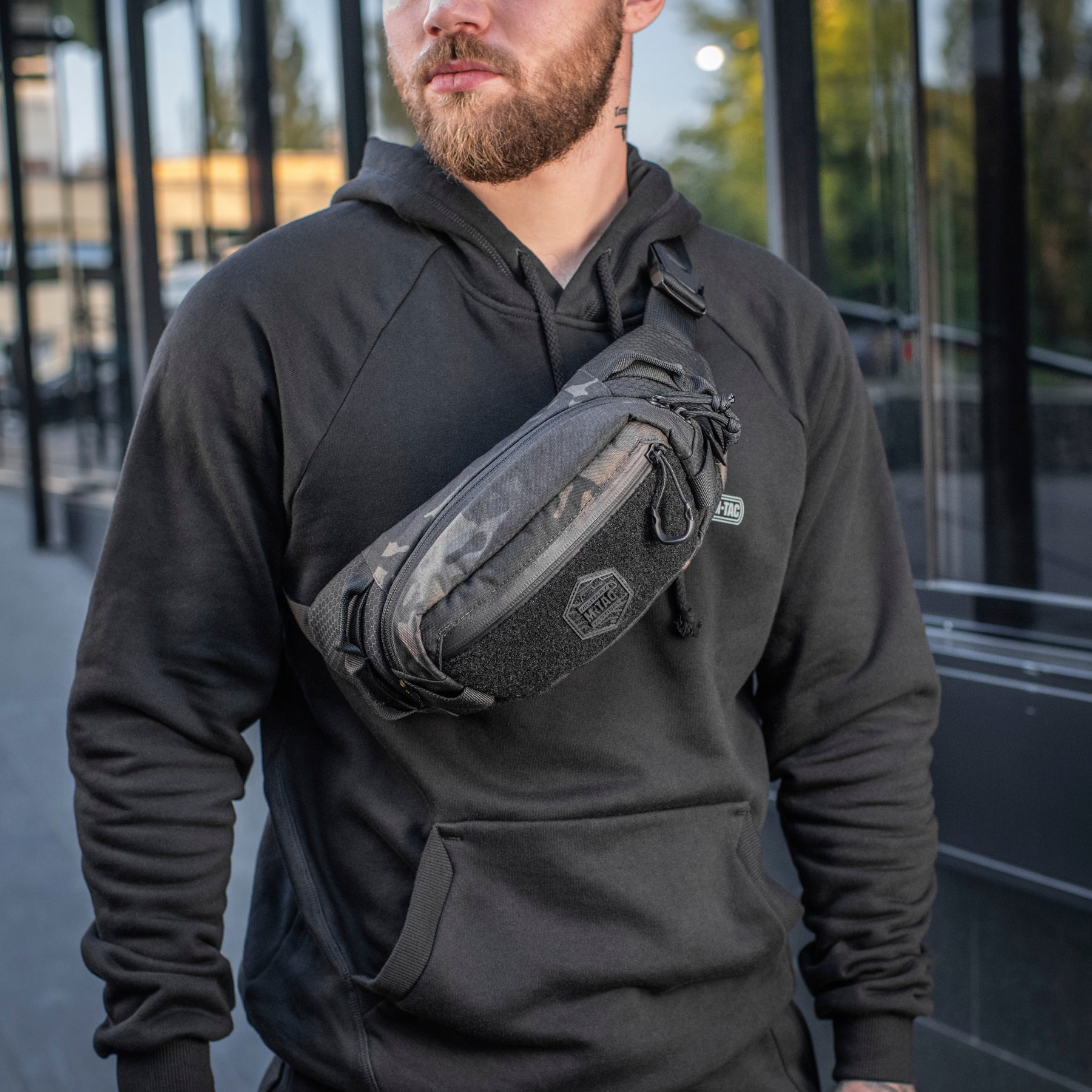 M-Tac сумка Waist Bag Elite Hex Multicam Black/Black