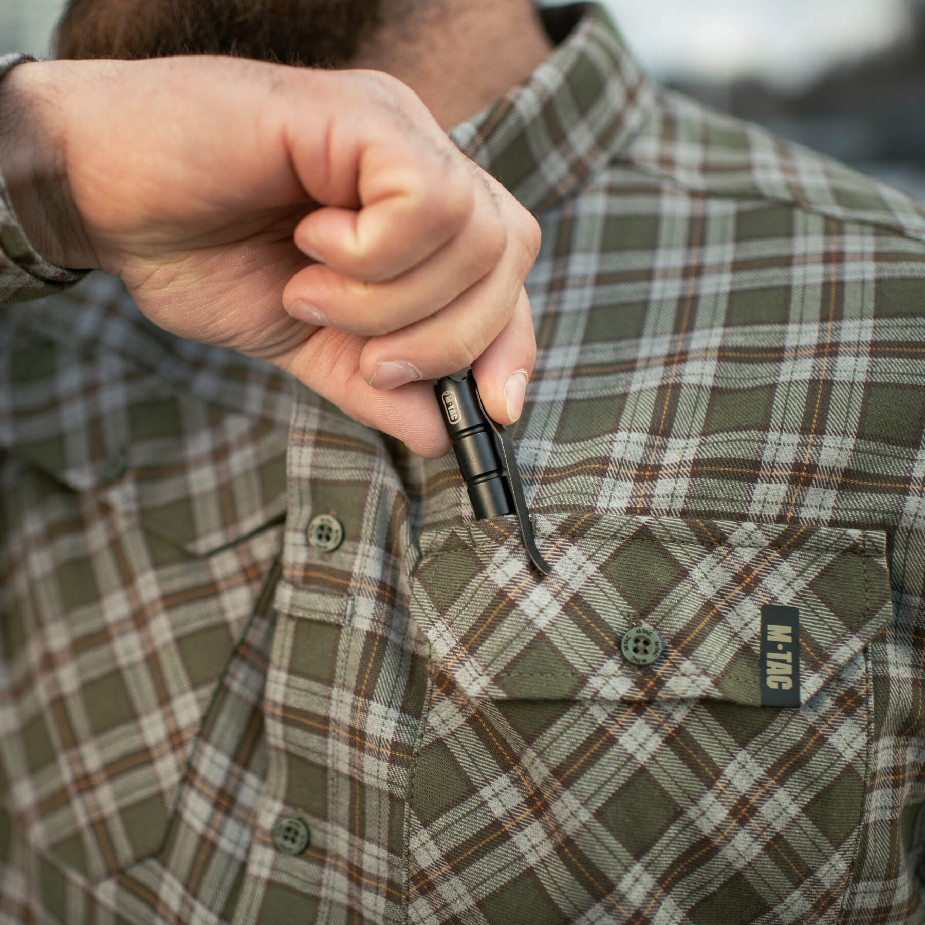 M-Tac сорочка Lumberjack Cotton Shirt Olive/Grey