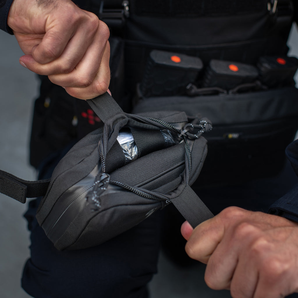 M-Tac підсумок медичний горизонтальний Large Elite Black